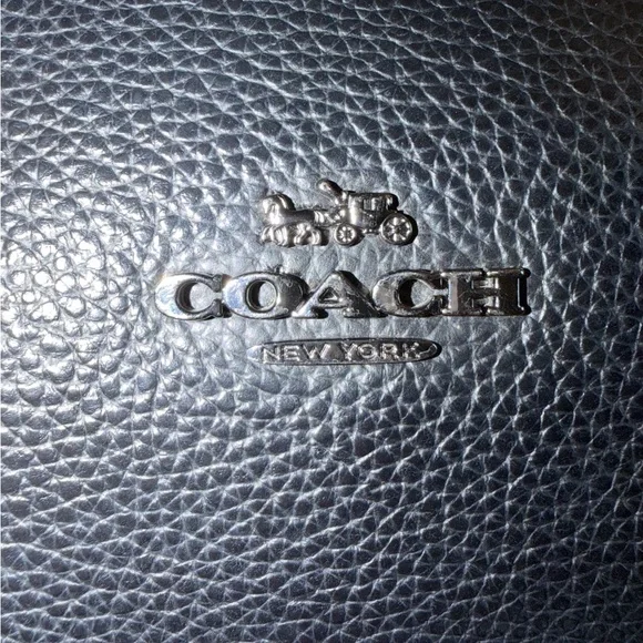 Coach Dufflette Crossbody Shoulder Bag Pebbled Leather Black H1892-21377 - Picture 2 of 14